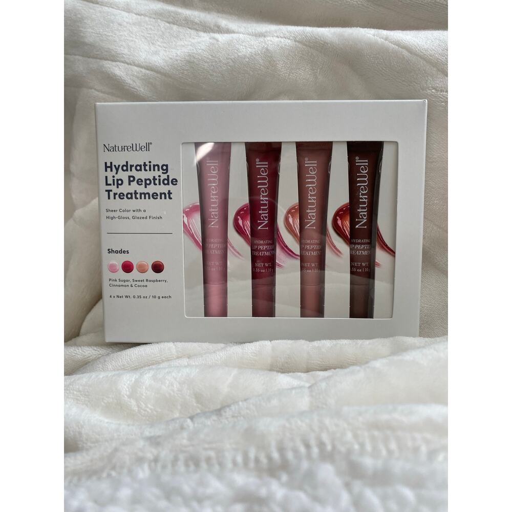 NEW NatureWell Hydrating & Tinted Lip Peptide, 4-Pack